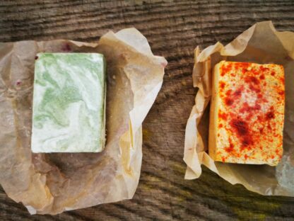Smokey kimchi, cashew cheese