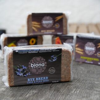 Biona Rye Bread Chia & Flax (500g)