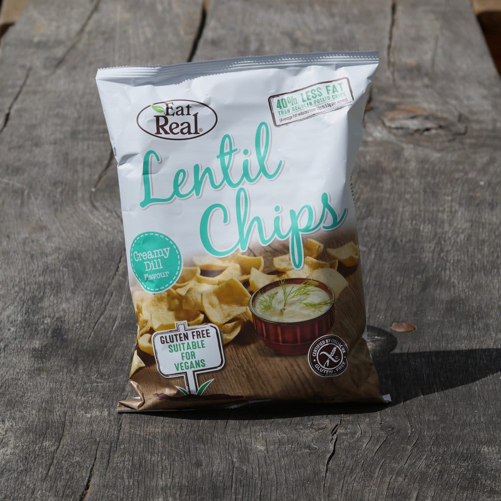 Eat Real Lentil Chips Creamy Dill (40g)