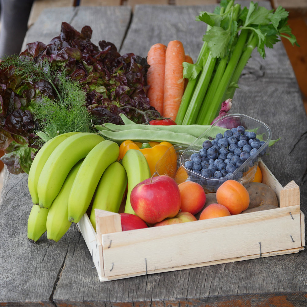 Local shop veg box