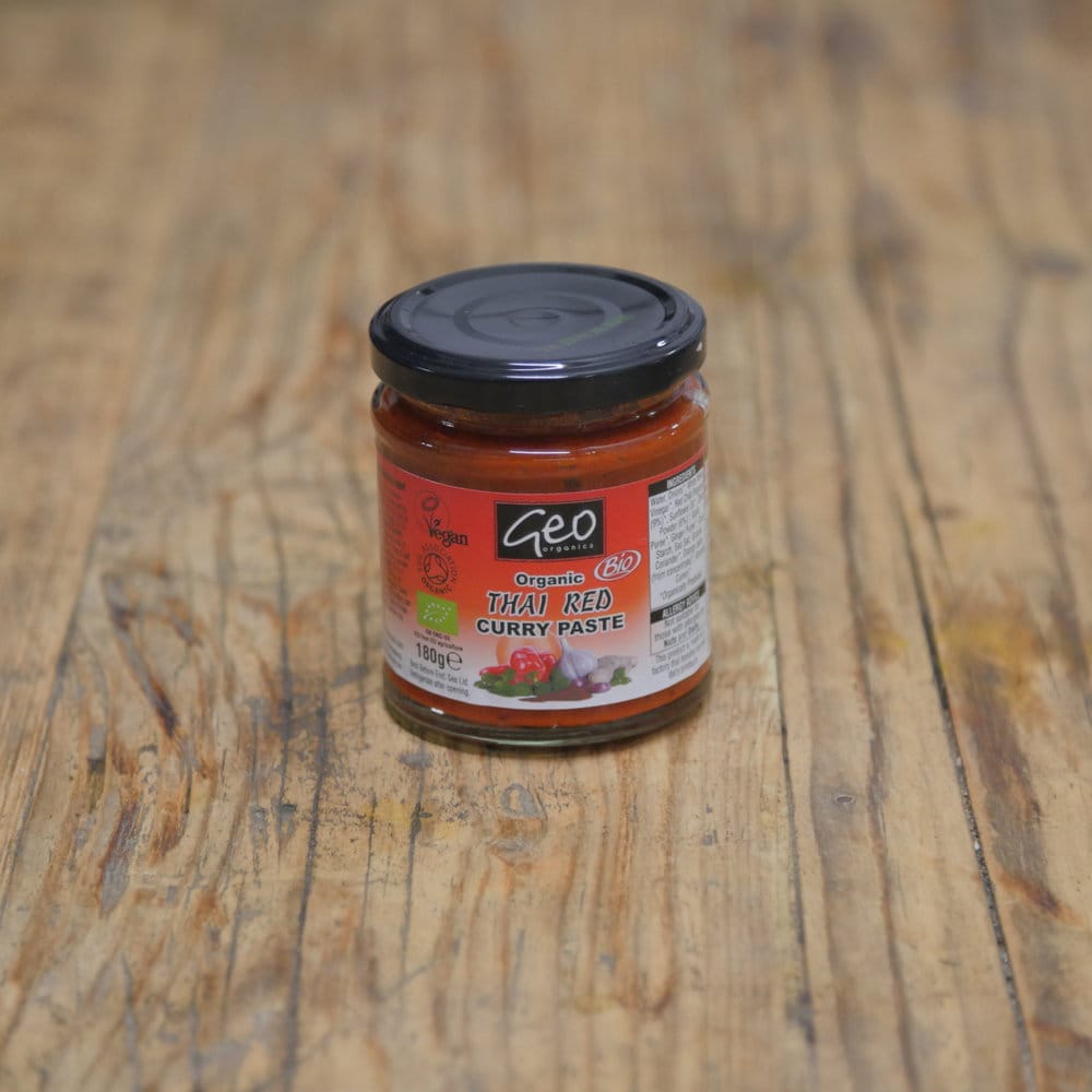 Geo Organics Thai Red Curry Paste 180g