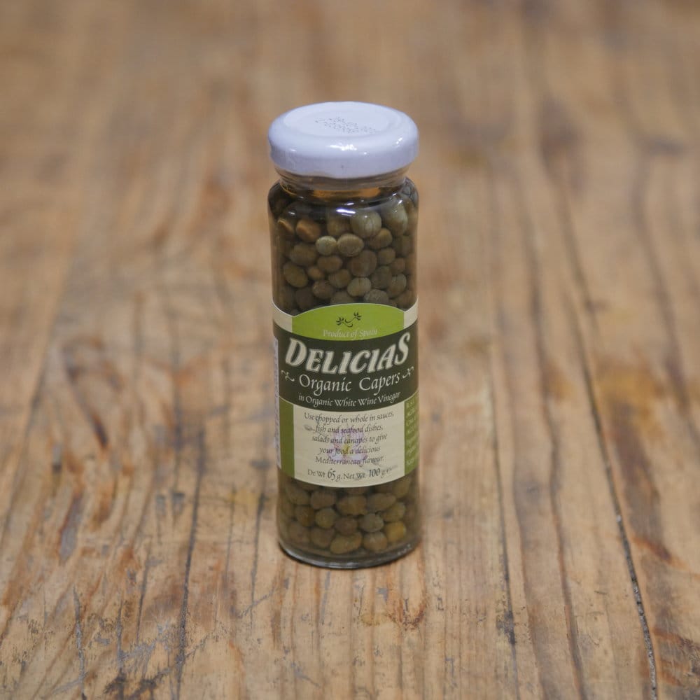 Delicias Capers in White Wine Vinegar 100g Matter WholeFoods