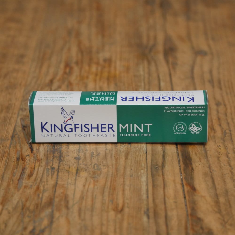 Kingfisher Fluoride Free Mint Toothpaste Matter WholeFoods