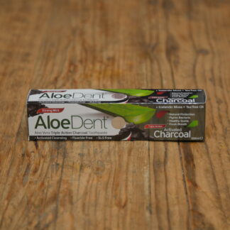 Aloe Dent Fluoride Free Charcoal Toothpaste