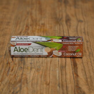 Aloe Dent Fluoride Free Coconut Oil Toothpaste