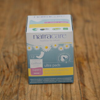 Natracare Super Plus Ultra Pads 12pack