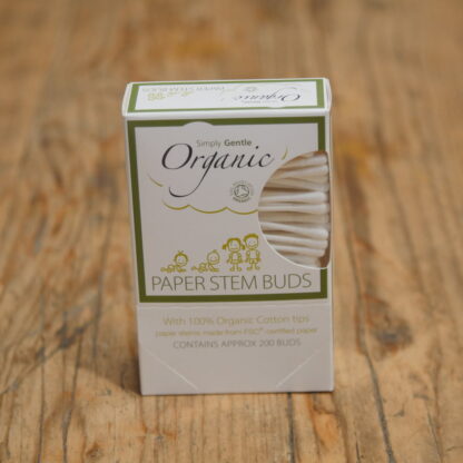 Organic Paper Stem Cotton Buds (200pack)